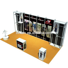 Detian Angebot Mode Tuch Messe China Großhandel Spannung Stoff Ausstellung zeigen Kiosk Stand